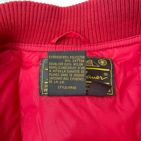 Eddie Bauer Red Quilted Goose Downlight Vest - Picture 9 of 16